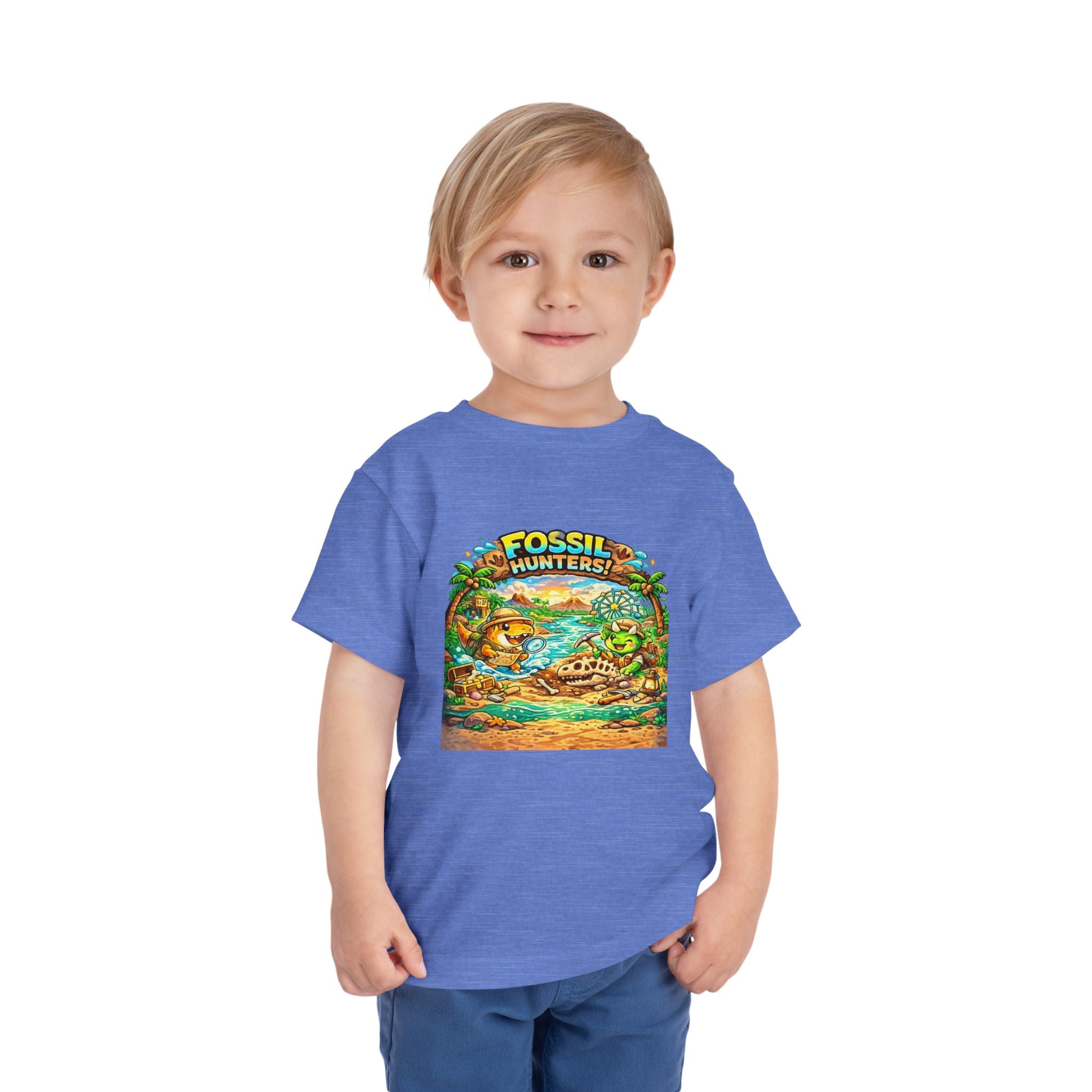 Toddler Tee — "Fossil Hunters" Dino Adventure Graphic