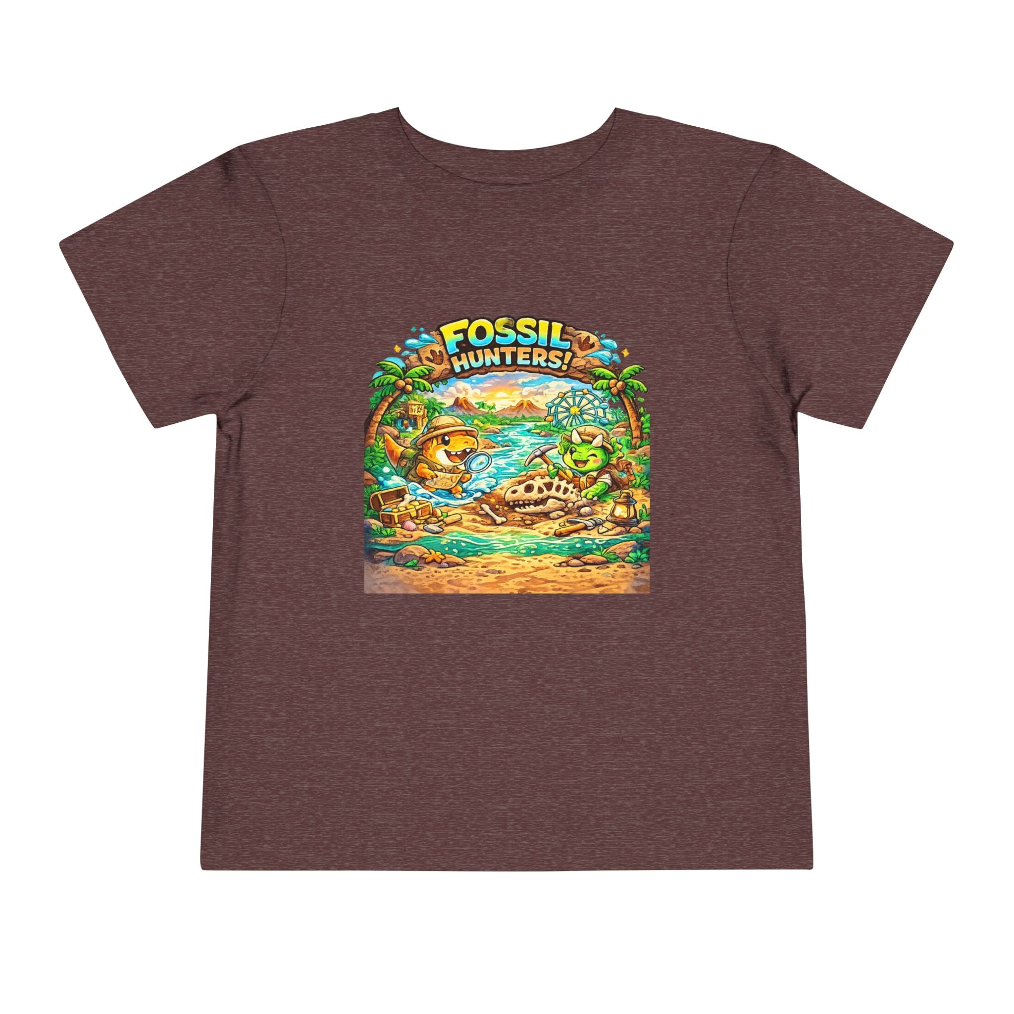 Toddler Tee — "Fossil Hunters" Dino Adventure Graphic