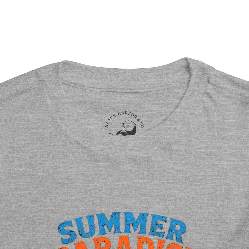 Toddler Tee — "Summer Paradise Amusement Crew" Beach Graphic