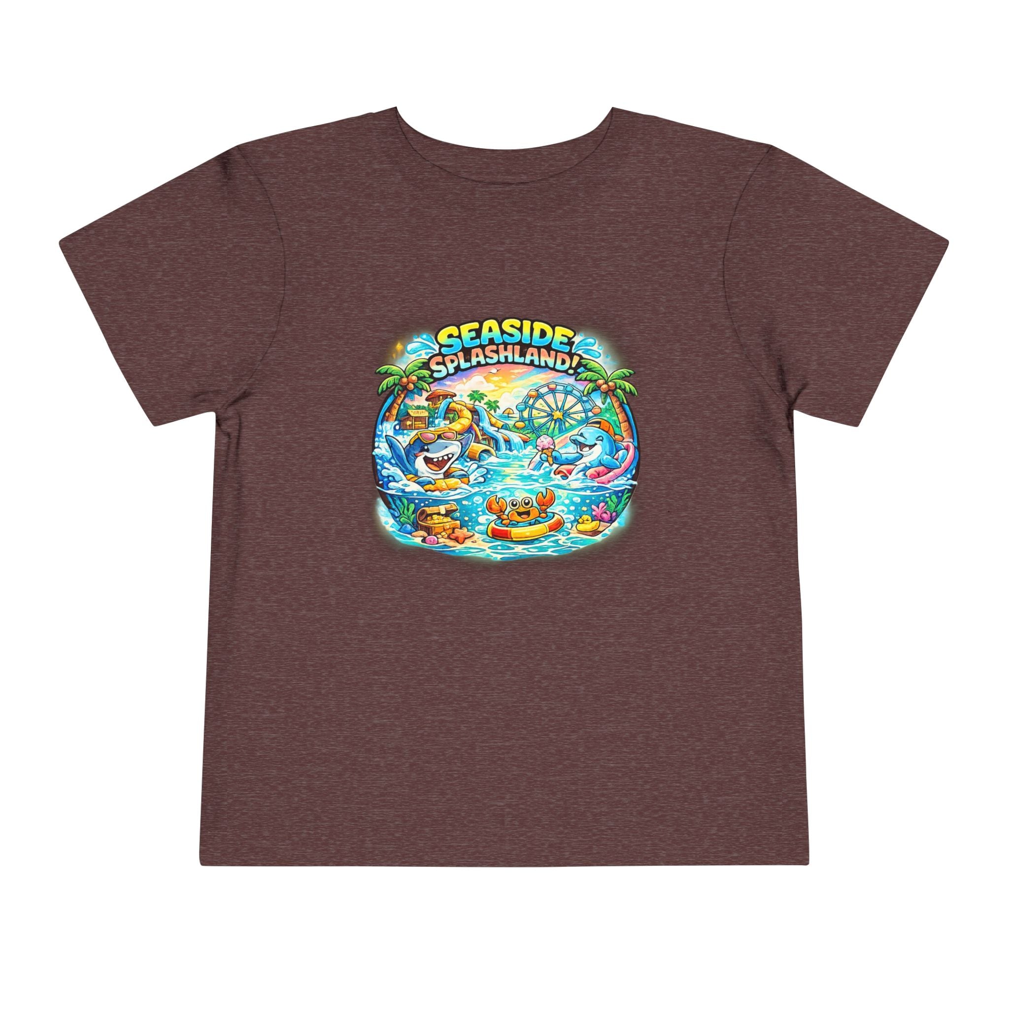 Seaside Splashland Toddler Tee — Cute Water Park Graphic Shirt