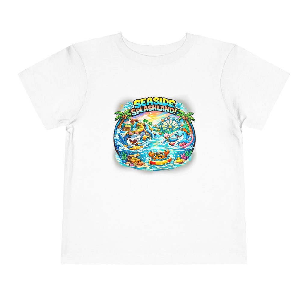 Seaside Splashland Toddler Tee — Cute Water Park Graphic Shirt