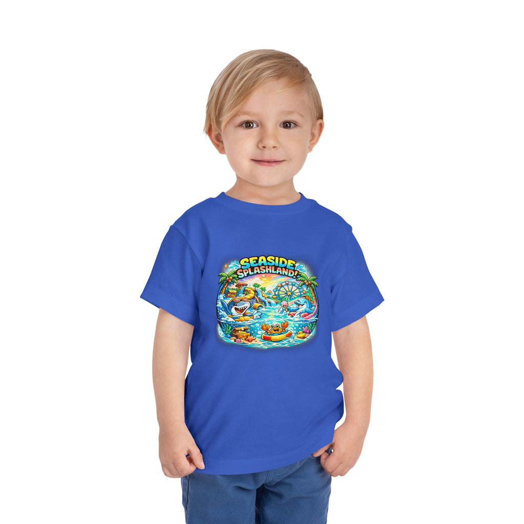 Seaside Splashland Toddler Tee — Cute Water Park Graphic Shirt