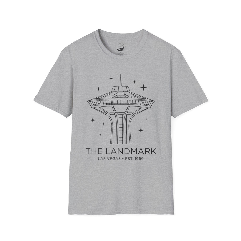 Las Vegas Landmark Adult T-Shirt — The Landmark Retro Space Needle Illustration