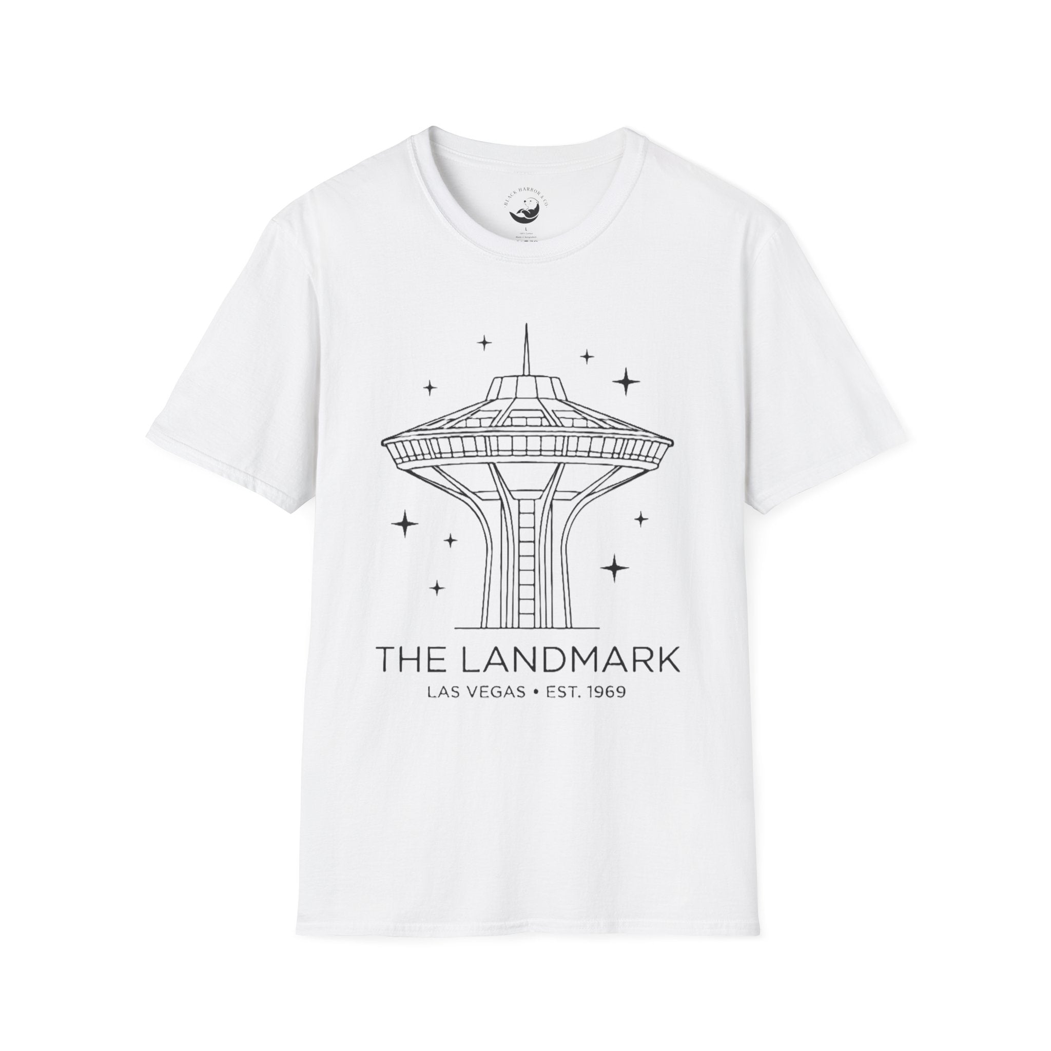 Las Vegas Landmark T-Shirt — The Landmark Retro Space Needle Illustration
