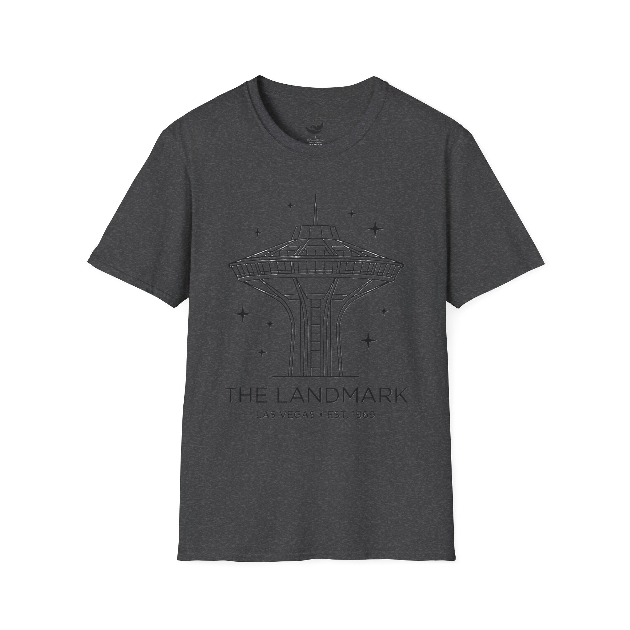 Las Vegas Landmark Adult T-Shirt — The Landmark Retro Space Needle Illustration