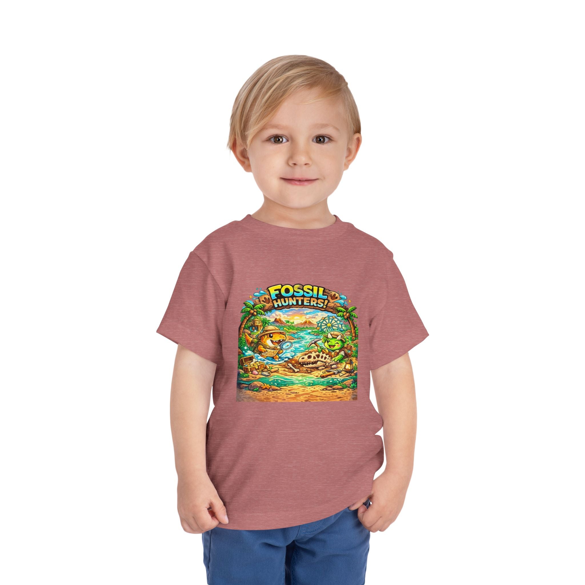 Toddler Tee — "Fossil Hunters" Dino Adventure Graphic