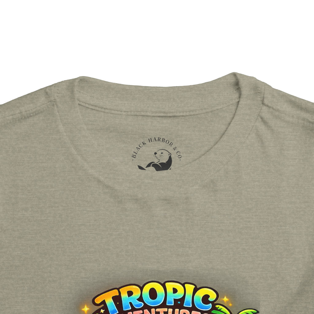 Toddler Tee — 'Tropic Adventures' Cute Beach Cartoon Shirt