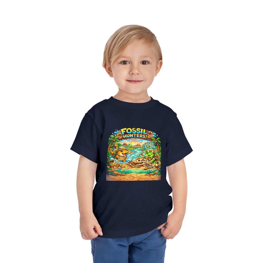 Toddler Tee — "Fossil Hunters" Dino Adventure Graphic