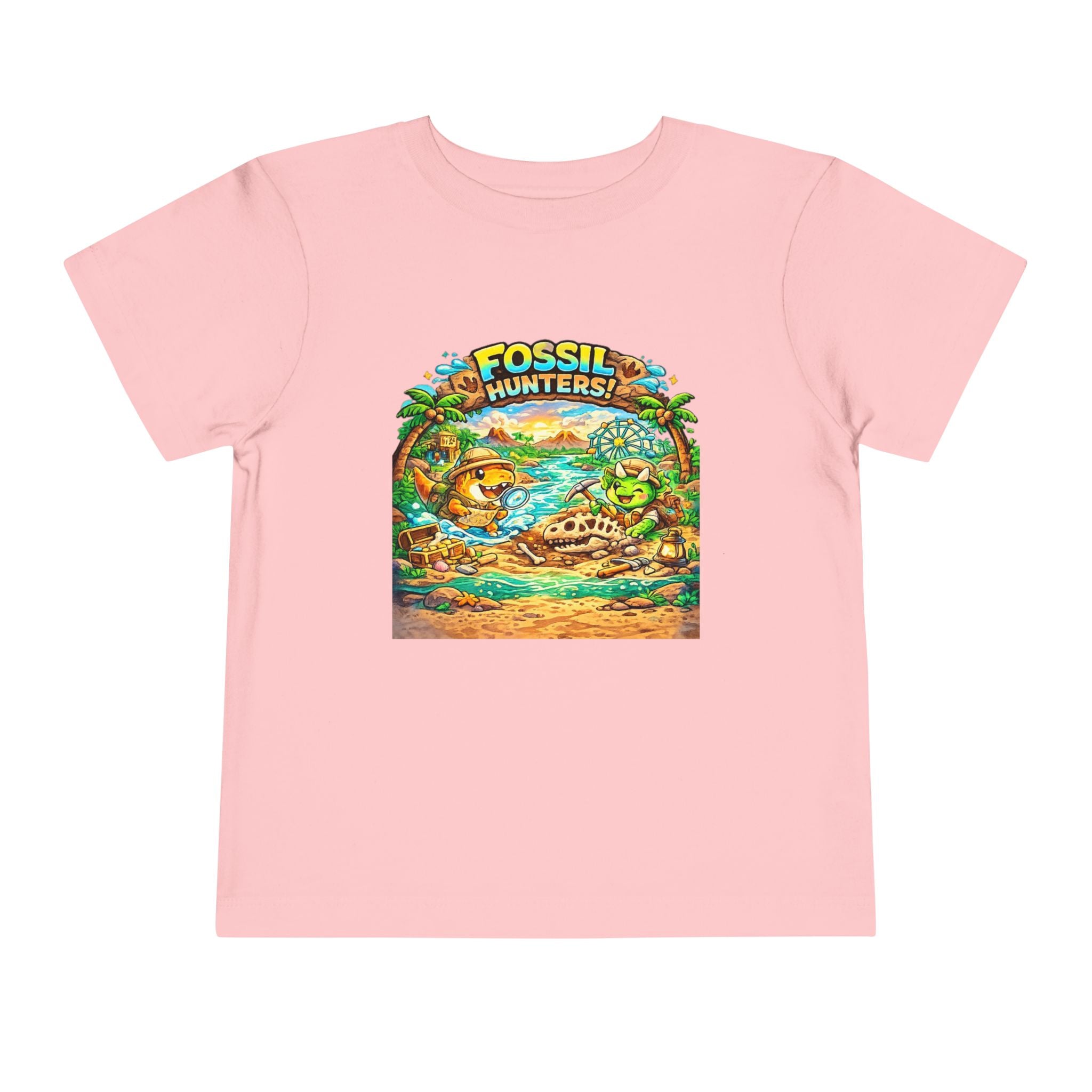 Toddler Tee — "Fossil Hunters" Dino Adventure Graphic