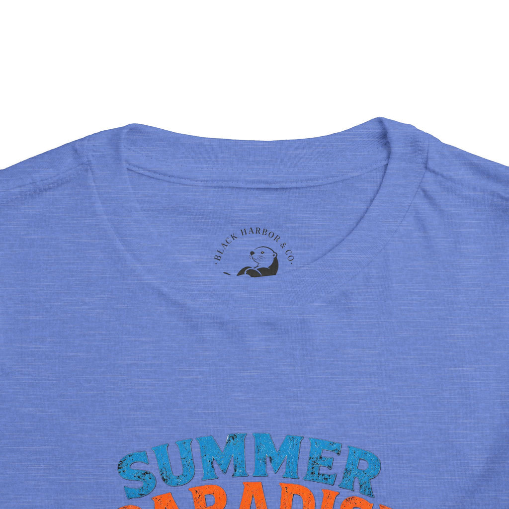 Toddler Tee — "Summer Paradise Amusement Crew" Beach Graphic