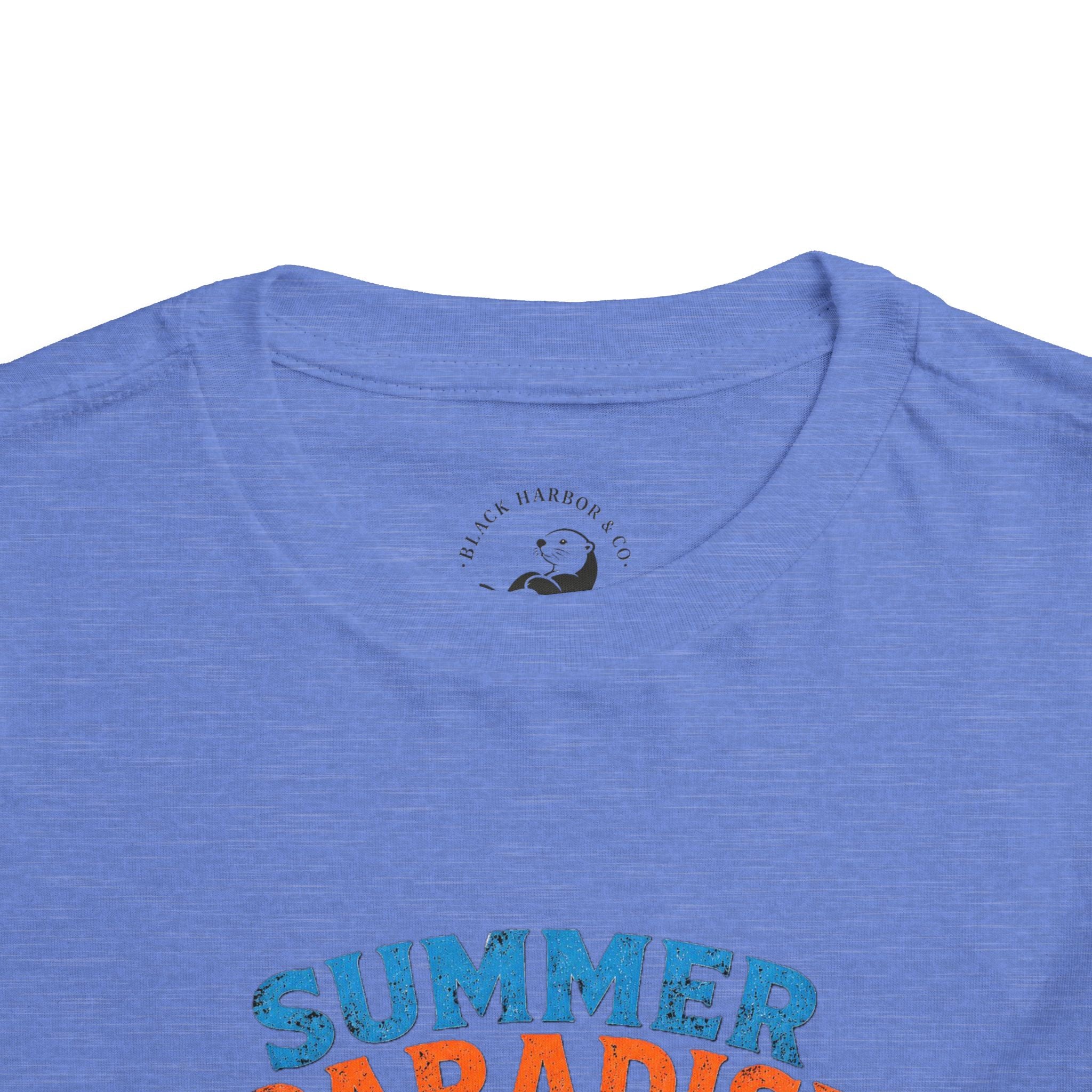 Toddler Tee — "Summer Paradise Amusement Crew" Beach Graphic