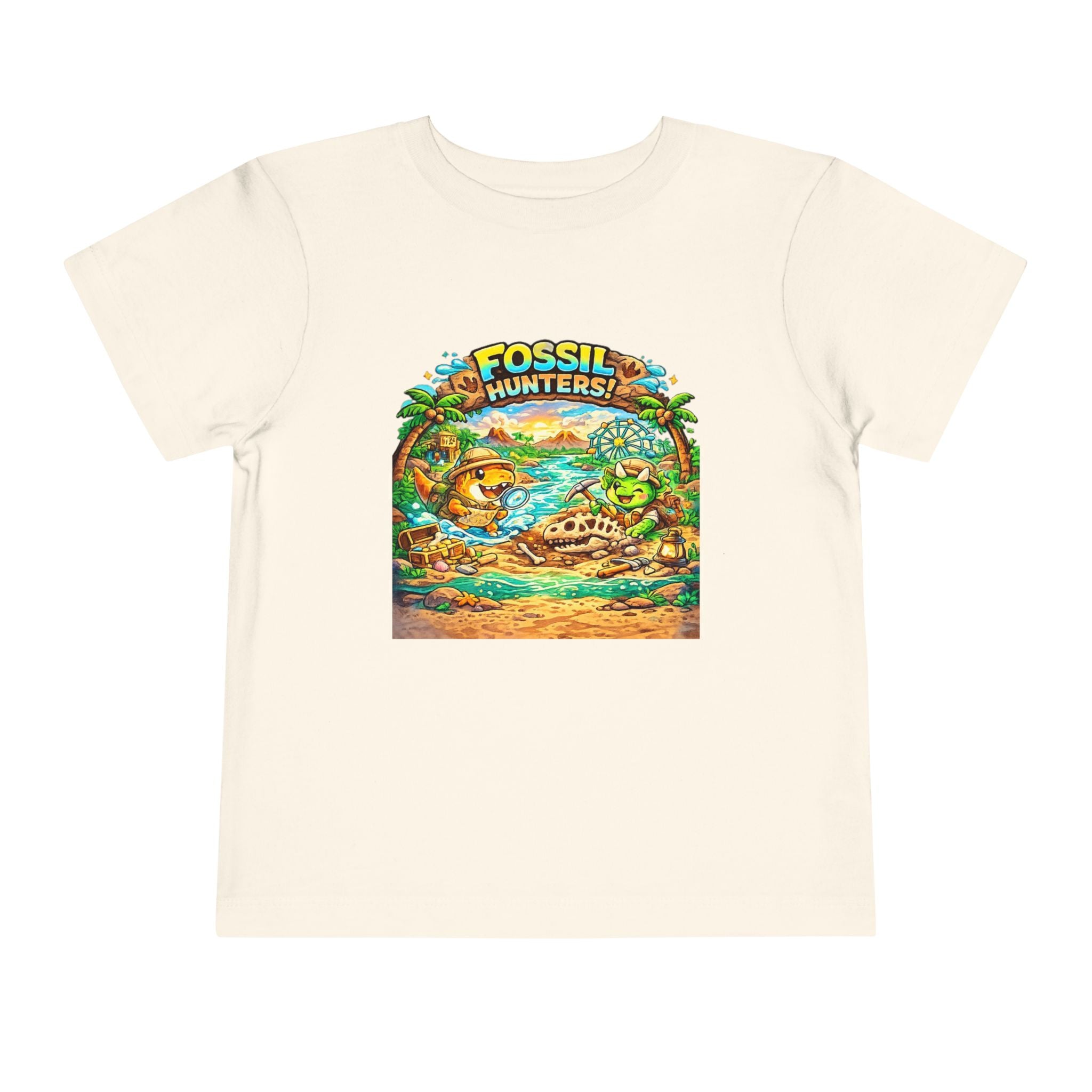 Toddler Tee — "Fossil Hunters" Dino Adventure Graphic