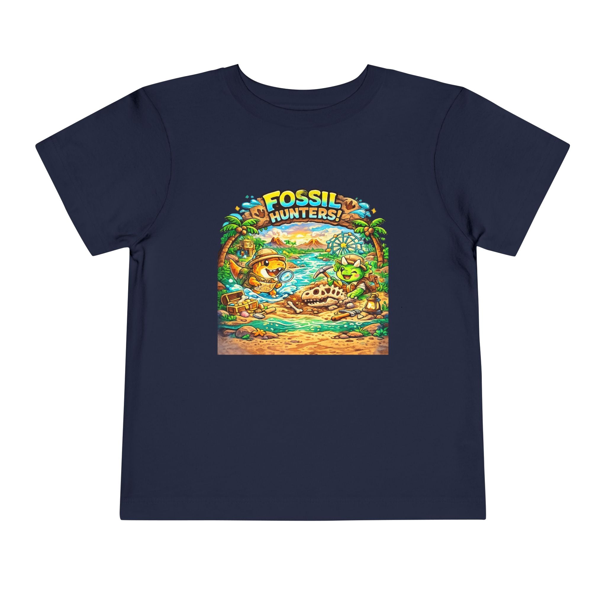 Toddler Tee — "Fossil Hunters" Dino Adventure Graphic