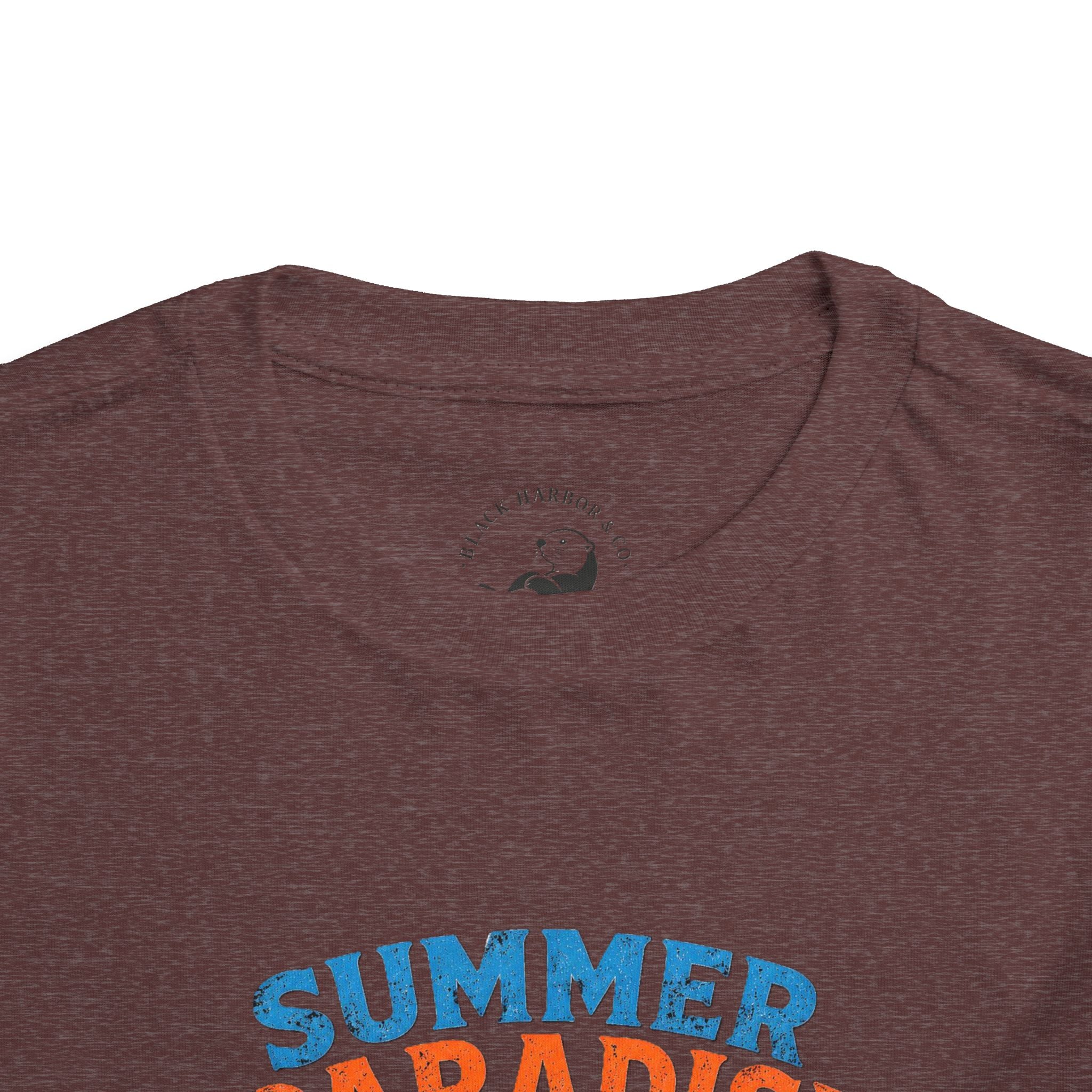 Toddler Tee — "Summer Paradise Amusement Crew" Beach Graphic