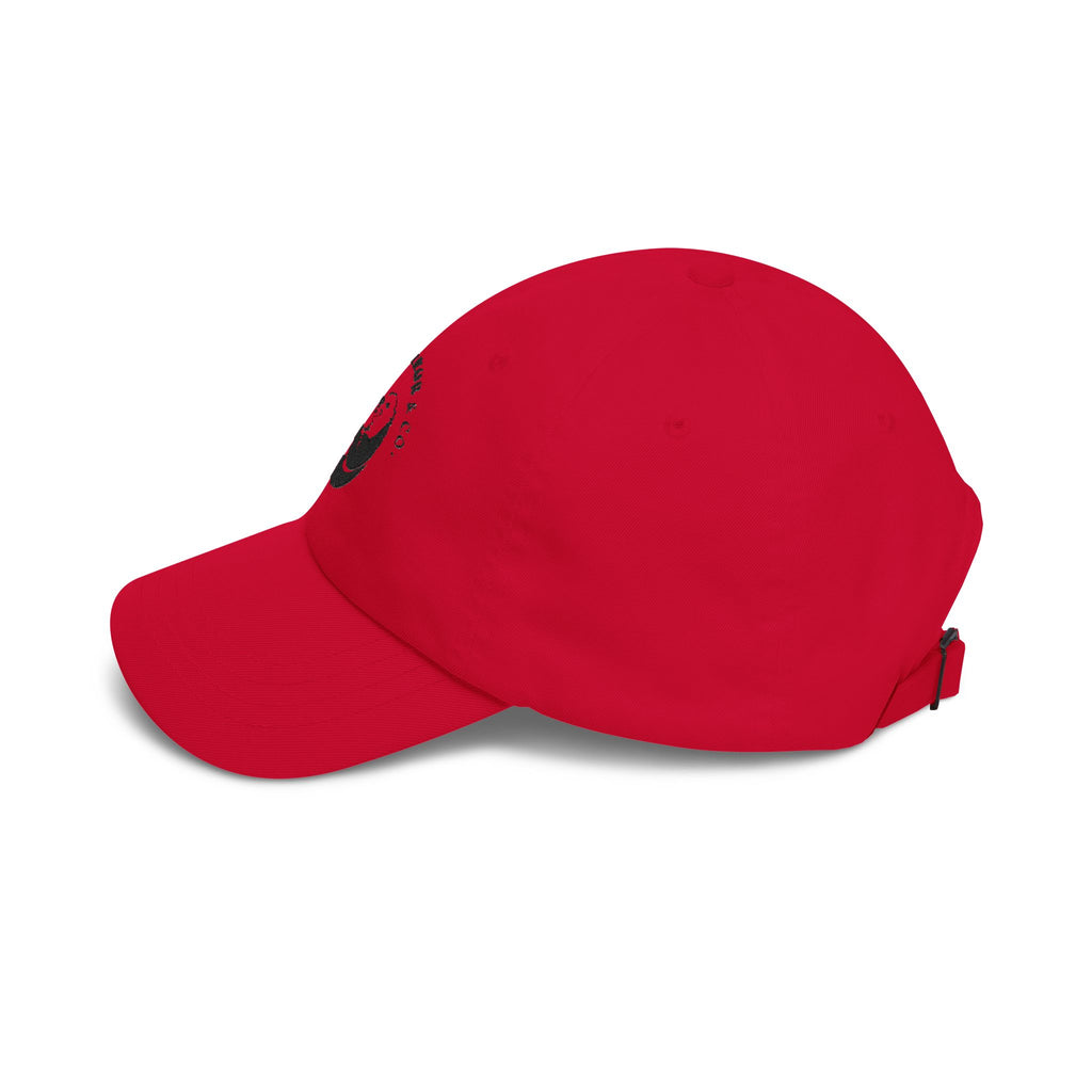 Otter Logo Dad Cap — 'Black Harbor & Co.' Embroidered Baseball Hat