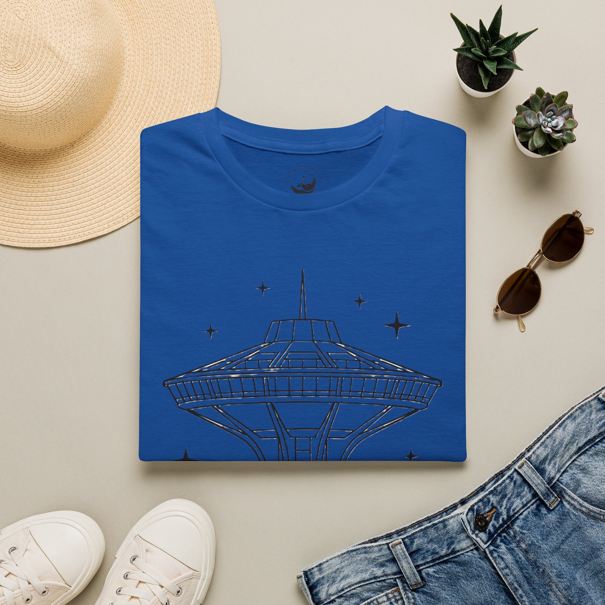 Las Vegas Landmark T-Shirt — The Landmark Retro Space Needle Illustration