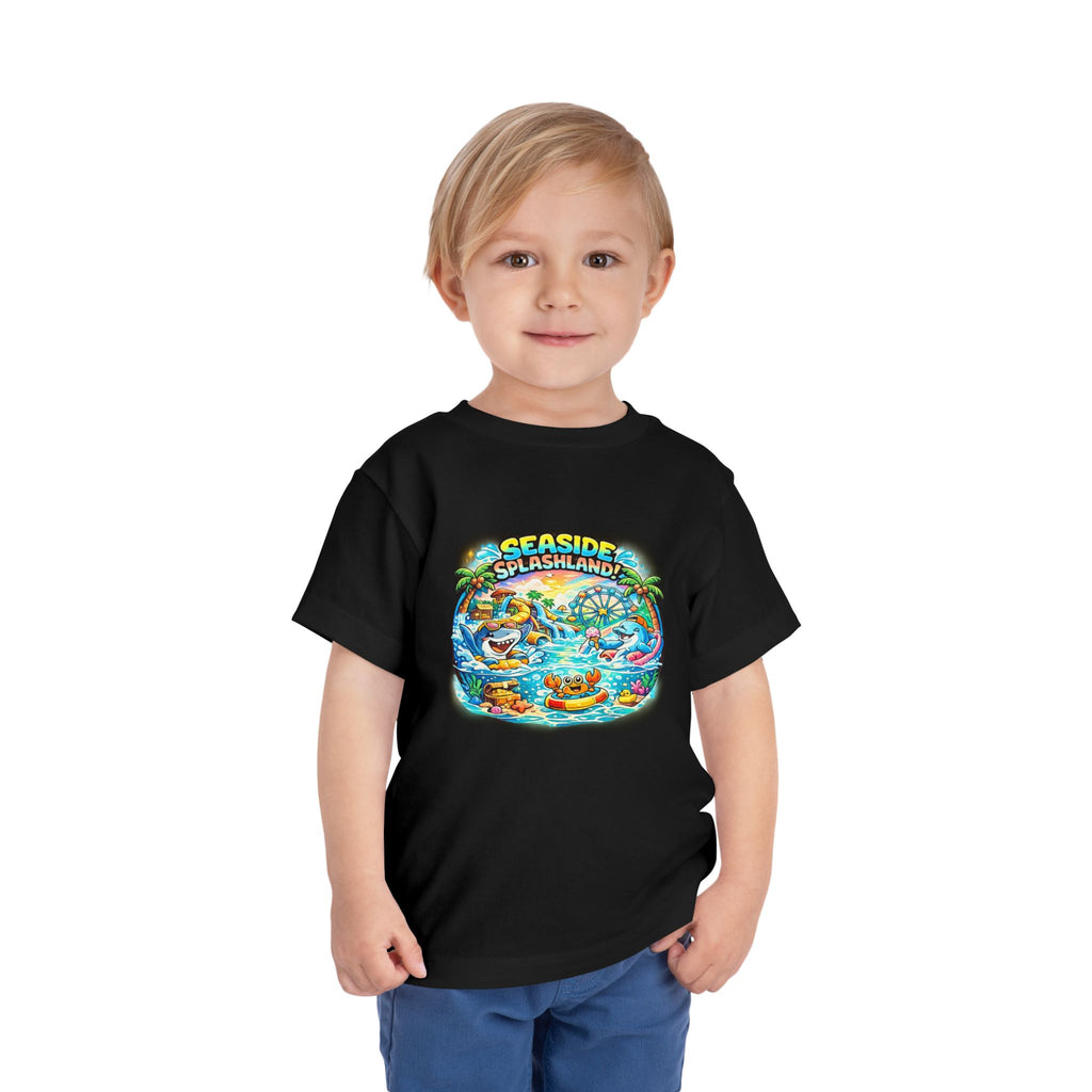 Seaside Splashland Toddler Tee — Cute Water Park Graphic Shirt