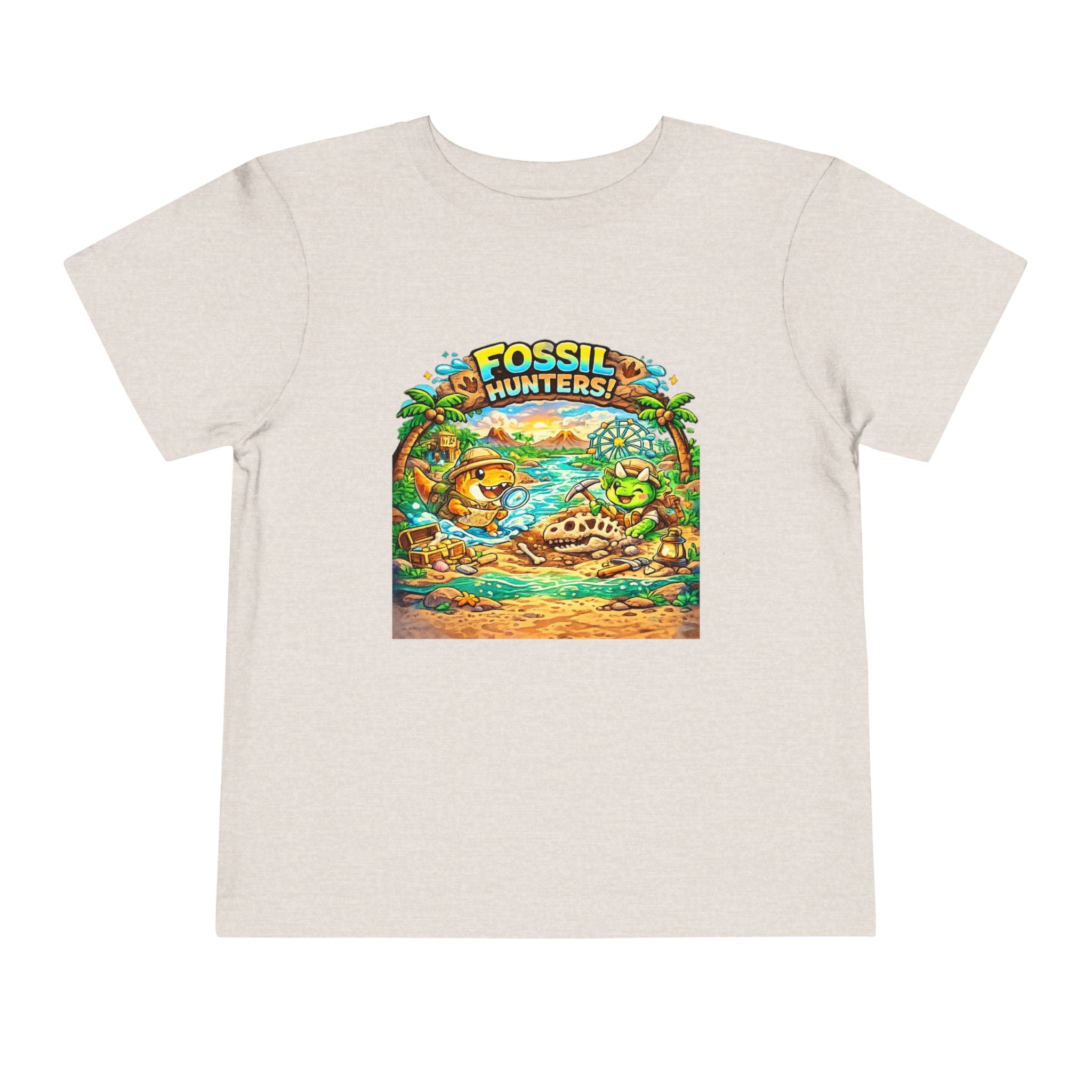 Toddler Tee — "Fossil Hunters" Dino Adventure Graphic