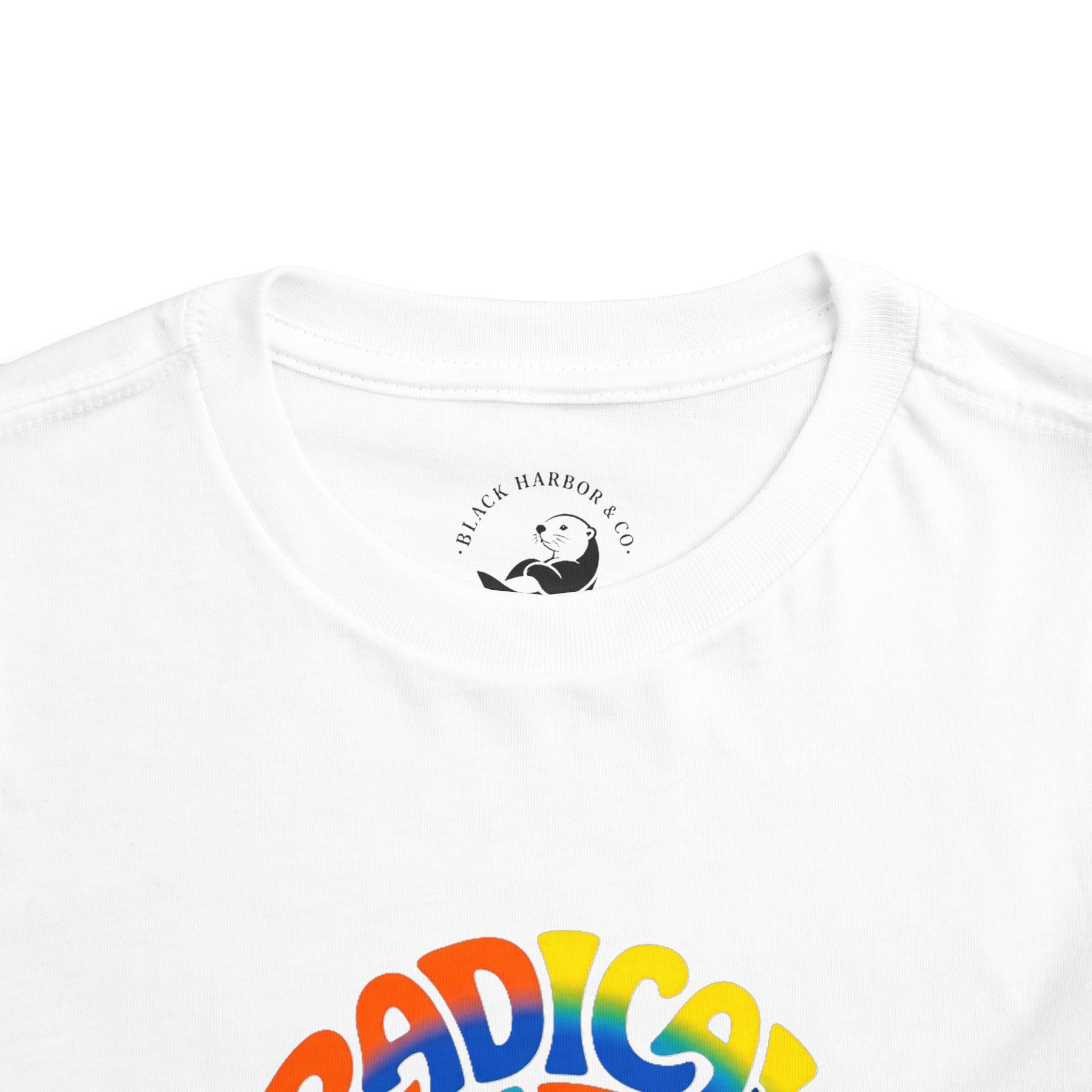 Radical Adventures Toddler Tee — Retro Whale Beach Graphic