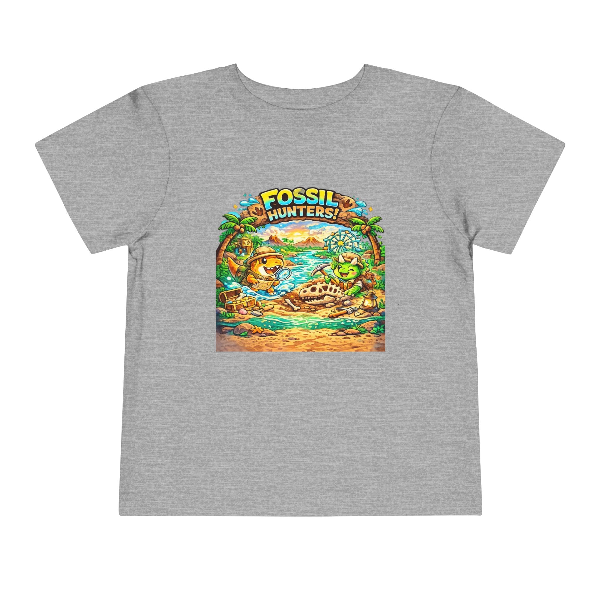 Toddler Tee — "Fossil Hunters" Dino Adventure Graphic