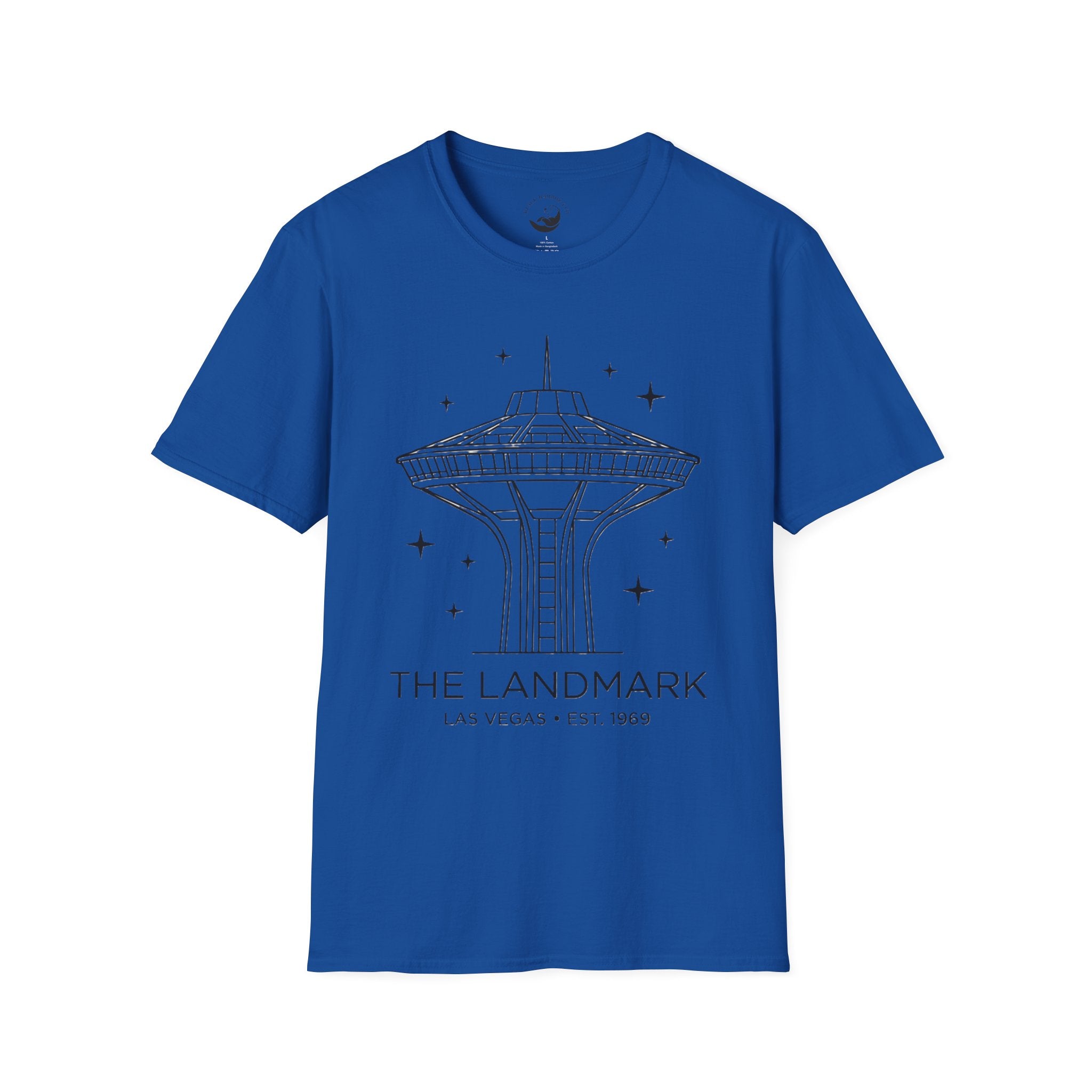 Las Vegas Landmark Adult T-Shirt — The Landmark Retro Space Needle Illustration