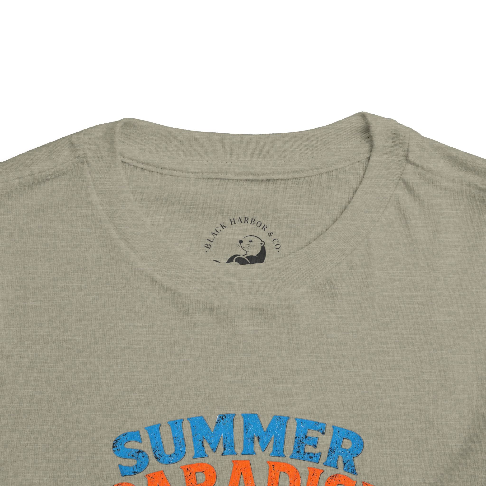 Toddler Tee — "Summer Paradise Amusement Crew" Beach Graphic