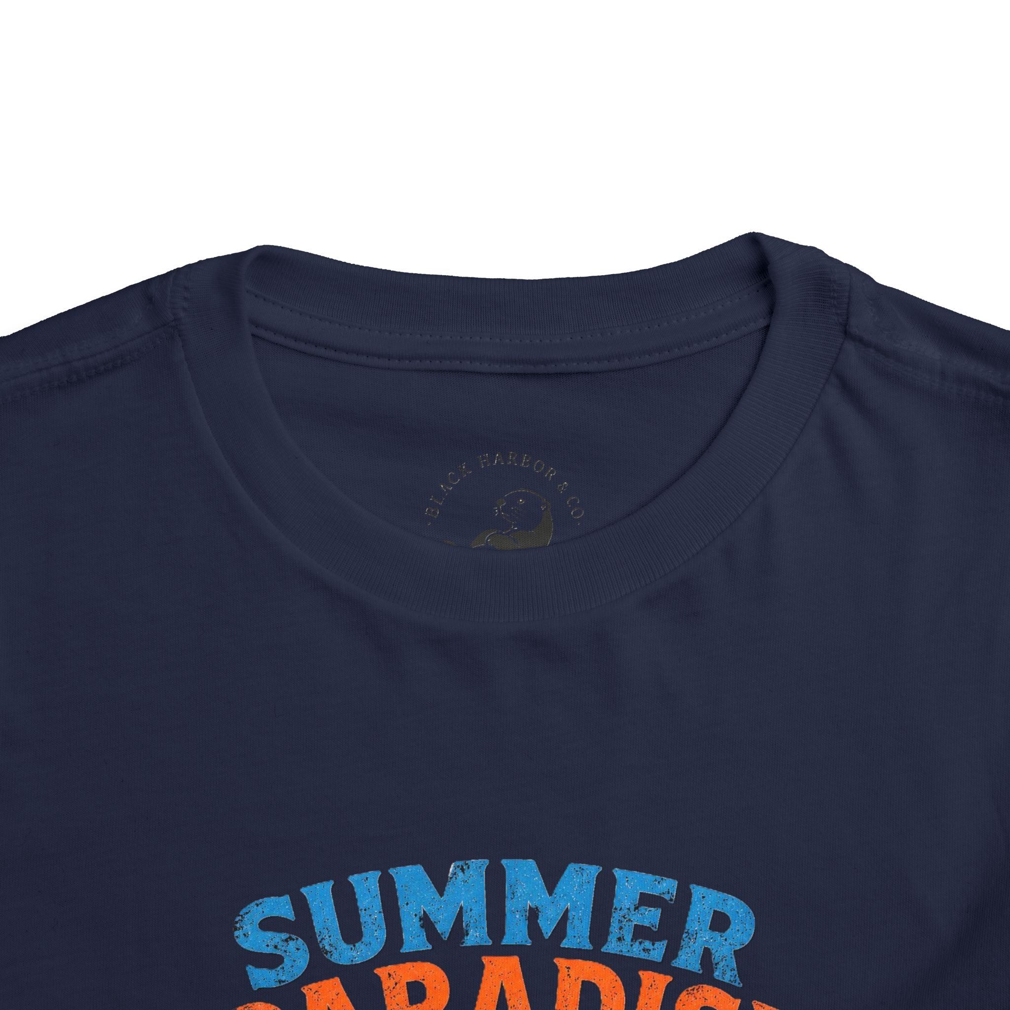 Toddler Tee — "Summer Paradise Amusement Crew" Beach Graphic