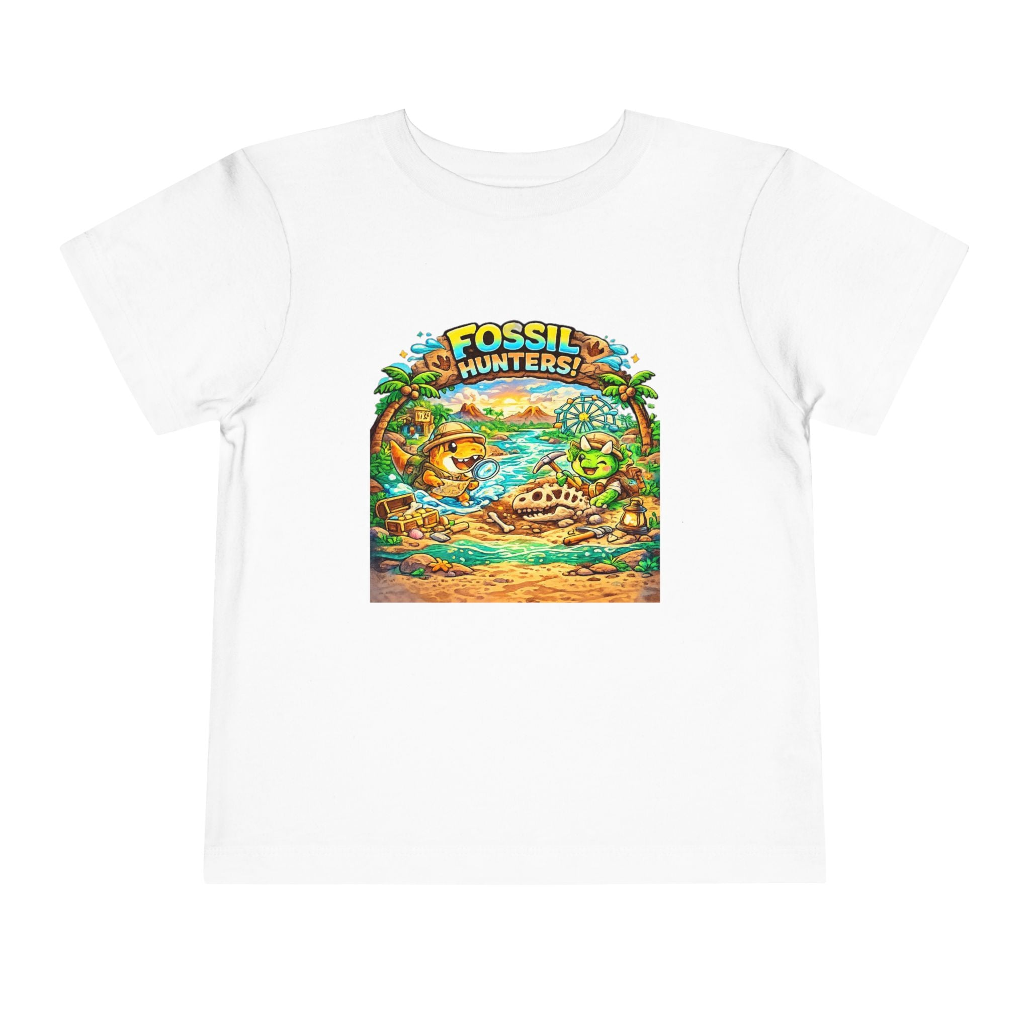 Toddler Tee — "Fossil Hunters" Dino Adventure Graphic