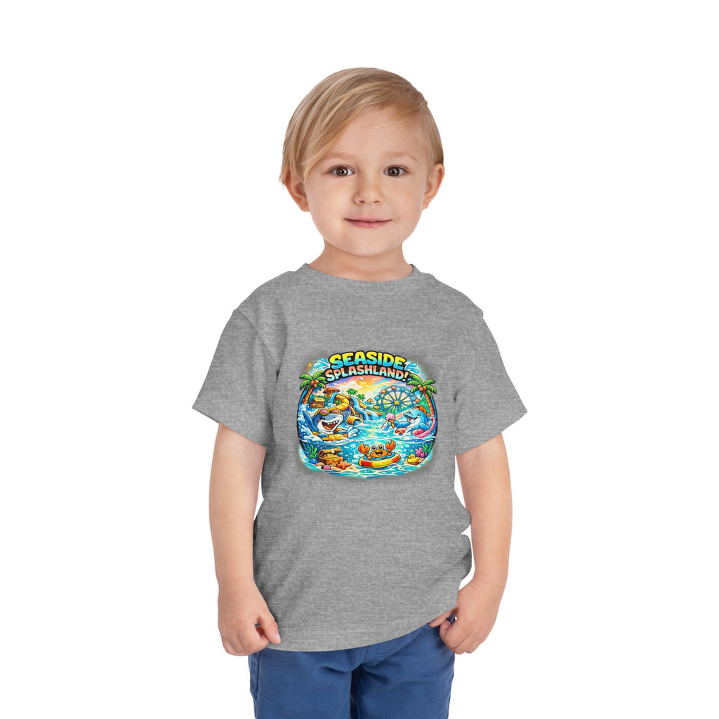 Seaside Splashland Toddler Tee — Cute Water Park Graphic Shirt