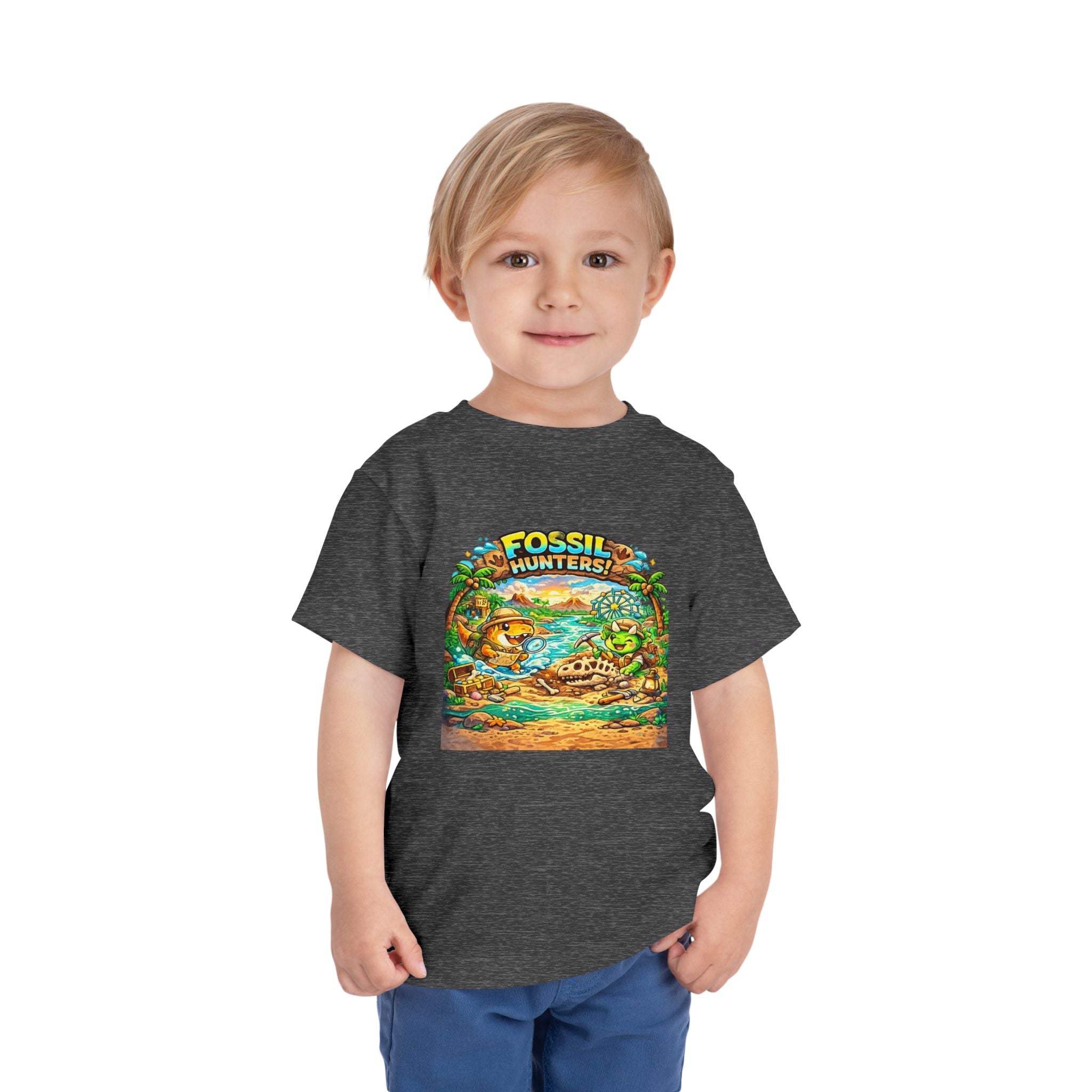 Toddler Tee — "Fossil Hunters" Dino Adventure Graphic